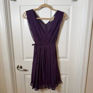 Purple Sleeveless Dress